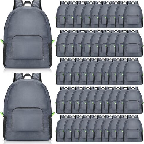 Eccliy 50 Pack Backpacks Bulk 17 Inches Back Pack Basic Backpack for Adult Lightweight Outdoor Travel Bookbags(6 Tone Color) in Kuwait