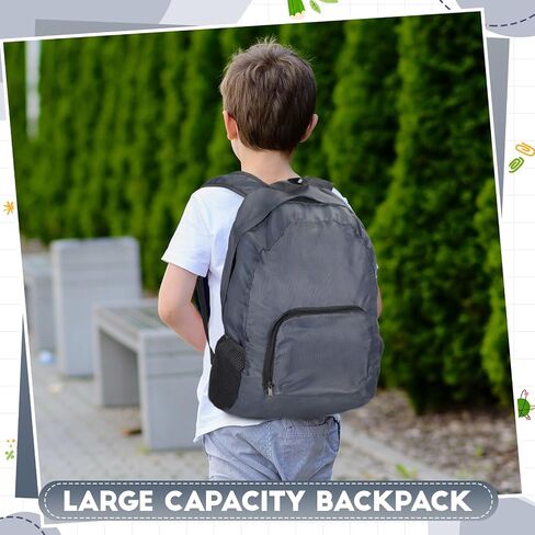 Eccliy 50 Pack Backpacks Bulk 17 Inches Back Pack Basic Backpack for Adult Lightweight Outdoor Travel Bookbags(6 Tone Color) in Kuwait