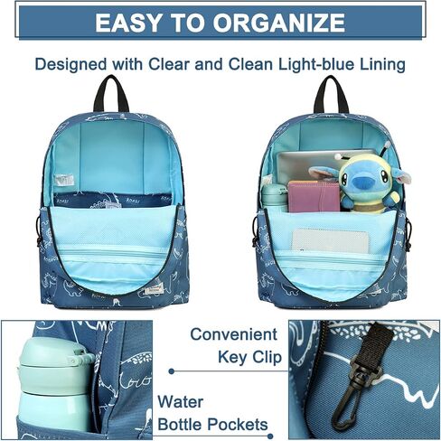 VASCHY School Backpack, Lightweight Water Repellent Backpack Men School Bag Women Children Boy Leisure for Girl School High School Teenagers College Business Travel, Lavender, M, Backpacks Handbags in Saudi Arabia