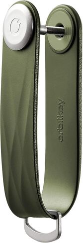 Orbitkey Active Rubber Key Organizer | Weather Resistant, Stainless Steel Locking Mechanism, Slim & Quiet Profile | Holds up to 7 Keys, Midnight Blue in Saudi Arabia