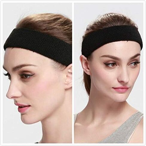 Mallofusa ® 10 PCS Sports Basketball Headband/Sweatband Head Sweat Band/Brace Gift Party Outdoor Activities in Kuwait