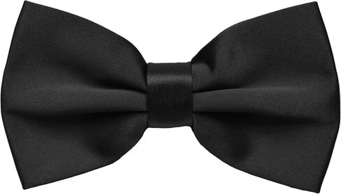 trilece Bow Ties for Men - Men's Solid Pretied Clip on Bowties for Formal Wear - Adjustable Bow Tie - Bow ties for Woman in Kuwait