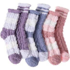 ANTSANG Womens Fuzzy Socks Slipper Winter Fluffy Comfy Cozy Socks Cabin Warm Home Socks