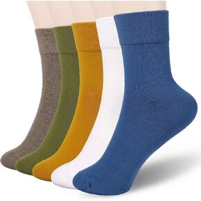 FGZ Women Thin Cotton Socks, Soft Cotton Bootie Socks Women Above Ankle Crew Socks 5-10 Pairs in Saudi Arabia