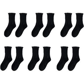GuaziV Women's Cotton Socks, 5-8 Pairs Womens Fun Novelty Crew Colorful Patterns Super Soft Fashion Casual Socks