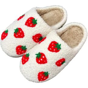 GJIKE Women's Men's Evil Eyes Slippers Winter Fuzzy Memory Foam Fluffy Warm House Shoes