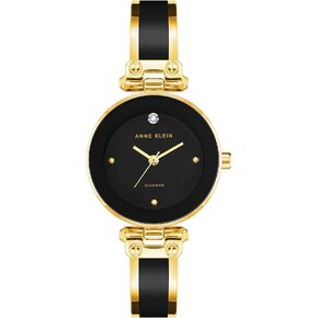 Anne Klein Women's Genuine Diamond Dial Bangle Watch