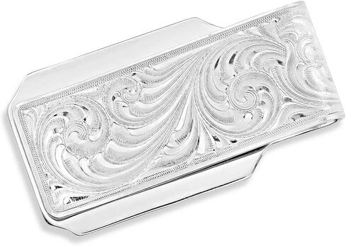 مشبك نقود ذو طابع غربي من Montana Silversmiths، صُنع في الولايات المتحدة الأمريكية in Saudi Arabia