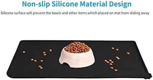 AUDWUD Waterproof Silicone Pet Feeding Mats,Anti-Slip Dog Food Bowl Pad in Kuwait