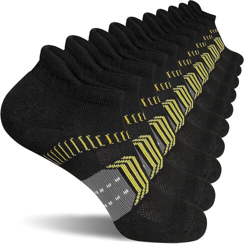 suaskk Womens Athletic Cushioned Anti-Blister Comfort Running Ankle Socks 5 Pairs in Kuwait