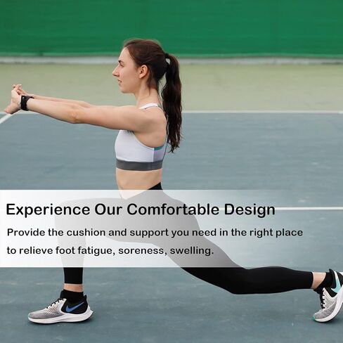 suaskk Womens Athletic Cushioned Anti-Blister Comfort Running Ankle Socks 5 Pairs in Kuwait