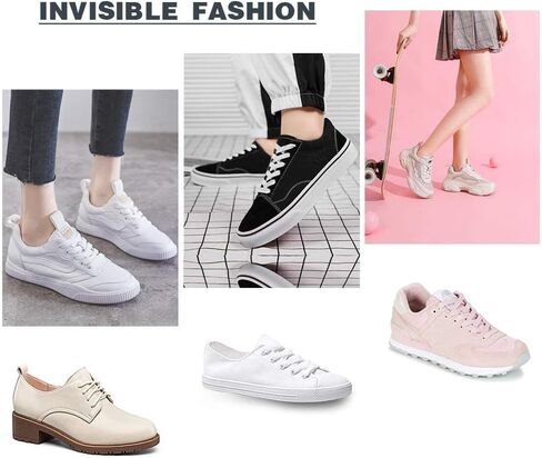 AKOENY No Show Socks Womens Ankle No Slip Low Cut Thin Footies Slip On Sneakers Flat Loafer (6 Pair & 9 Pair) in Kuwait
