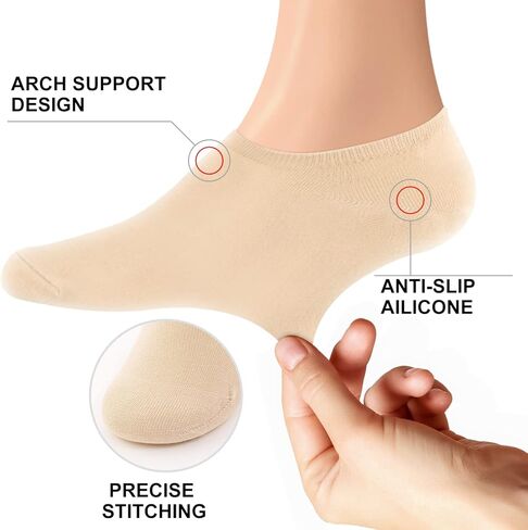 Bluemaple لا تظهر الجوارب النساء لا تظهر بطانة الجوارب النسائية لا تظهر الجوارب رقيقة منخفضة قطع الجوارب غير رسمية عدم الانزلاق in Kuwait