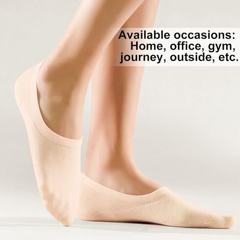 Bluemaple لا تظهر الجوارب النساء لا تظهر بطانة الجوارب النسائية لا تظهر الجوارب رقيقة منخفضة قطع الجوارب غير رسمية عدم الانزلاق in Kuwait