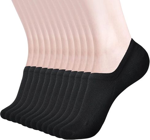 DIBAOLONG Womens No Show Socks Non Slip Flat Boat Line Low Cut Socks (6-12 Packs) in Saudi Arabia