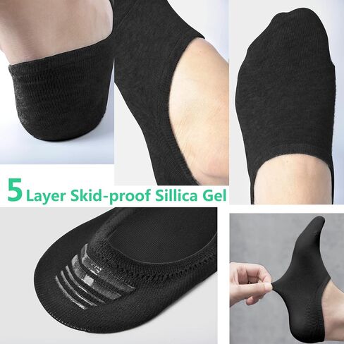 DIBAOLONG Womens No Show Socks Non Slip Flat Boat Line Low Cut Socks (6-12 Packs) in Saudi Arabia