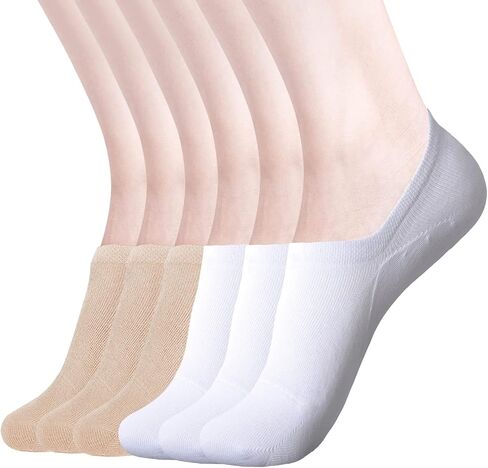 DIBAOLONG Womens No Show Socks Non Slip Flat Boat Line Low Cut Socks (6-12 Packs) in Saudi Arabia