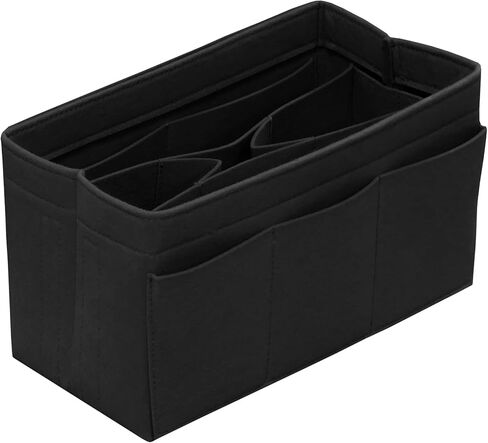 Purse Organizer Insert Felt Bag Organizer Handbag Organizer Insert Bag In Bag Organizer for Tote Purse Bag 14 Pockets Beige Small in Kuwait