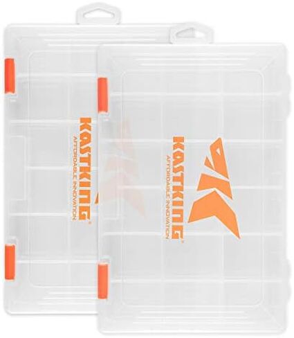 KastKing Utility Tackle Boxes, 3600 and 3700 Fishing Tackle Trays | Plastic Storage Organizer Box with Removable Dividers, Durable, Fishing Tackle Storage, Box Organizer in Kuwait