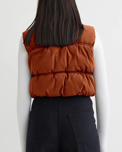 SySea Women's Crop Puffer Vest Winter Zip Up Lightweight Sleeveless Warm Outerwear Padded Coat in Saudi Arabia