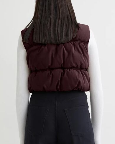SySea Women's Crop Puffer Vest Winter Zip Up Lightweight Sleeveless Warm Outerwear Padded Coat in Saudi Arabia
