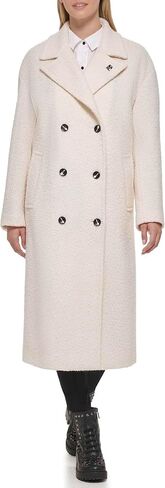Karl Lagerfeld Paris Women's Slightly Oversized Drop Shoulder Coat in Saudi Arabia