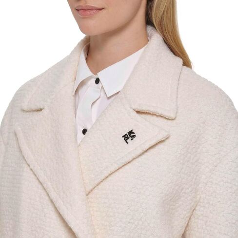 Karl Lagerfeld Paris Women's Slightly Oversized Drop Shoulder Coat in Saudi Arabia