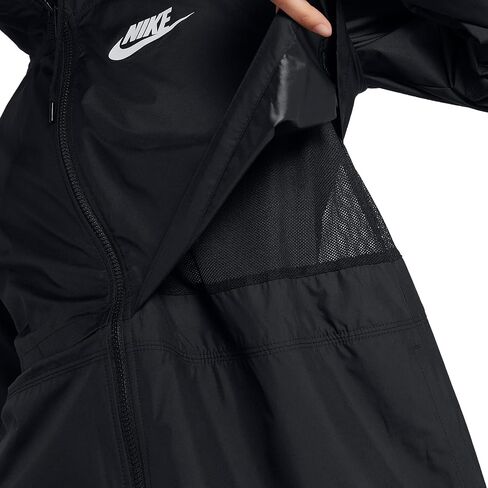 Nike Sportswear Repel Essentials Black/Black/White DQ3352-010 Women's Woven Jacket in Saudi Arabia