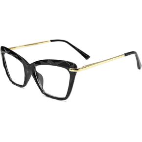 FEISEDY Cat Eye Glasses Frame Clear Lenses Eyewear Women B2440