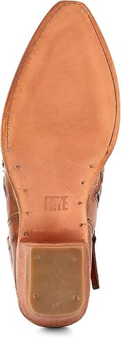 Frye Sacha Moto Short Booties for Women Featuring Dual Side-Zipper Closure with Goodyear Welt Construction, Leather Liner, and Leather Outsole – 1 ¾" Shaft Height in Saudi Arabia