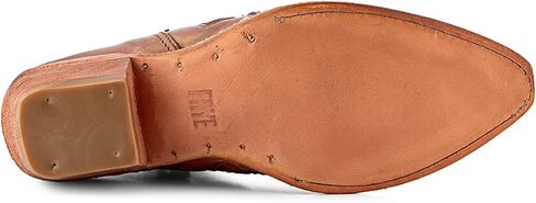 Frye Sacha Moto Short Booties for Women Featuring Dual Side-Zipper Closure with Goodyear Welt Construction, Leather Liner, and Leather Outsole – 1 ¾" Shaft Height in Saudi Arabia