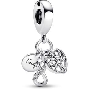 PANDORA Family Infinity Triple Dangle Charm, 792201C01 in Kuwait