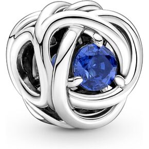 PANDORA Sterling Silver Charm With Princess Blue Crys in Saudi Arabia