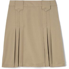 French Toast Girls' Front Pleated Skirt with Tabs