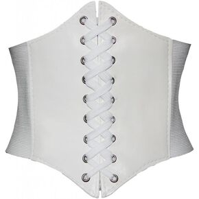 Alivila.Y Fashion Womens Faux Leather Steampunk Sexy Underbust Corset Belt Bustier