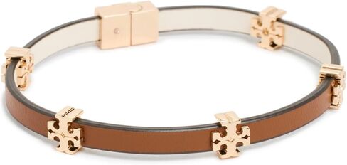 Tory Burch Women's Eleanor Leather Bracelet in Saudi Arabia