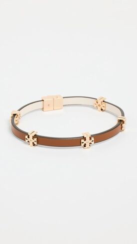Tory Burch Women's Eleanor Leather Bracelet in Saudi Arabia