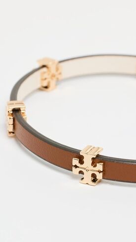Tory Burch Women's Eleanor Leather Bracelet in Saudi Arabia