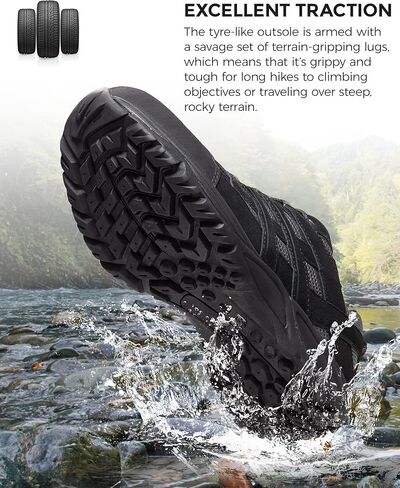 أحذية المشي لمسافات طويلة للرجال من CAMELSPORTS أحذية مشي خفيفة الوزن قابلة للتنفس من الجلد أحذية منخفضة من الأعلى للرحلات الخارجية والرحلات مقاس من 7 إلى 12 in Kuwait