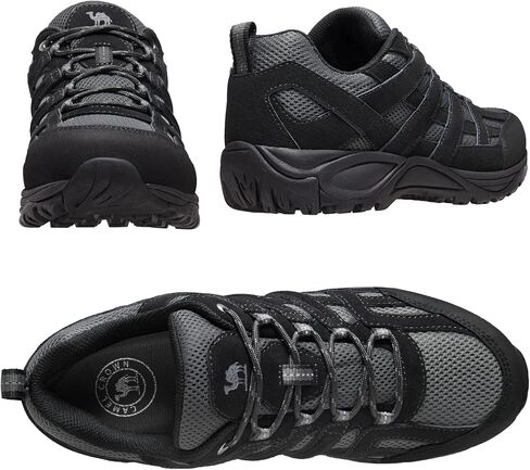 أحذية المشي لمسافات طويلة للرجال من CAMELSPORTS أحذية مشي خفيفة الوزن قابلة للتنفس من الجلد أحذية منخفضة من الأعلى للرحلات الخارجية والرحلات مقاس من 7 إلى 12 in Kuwait