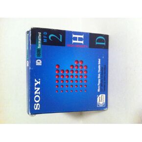 1995 Sony Electronics, Inc. Sony Micro Floppy Disk/double Sided 10mfd-2hdcf 10 Pack Blister Box Package---capacity IBM Formatted 1.44 Mb in Kuwait