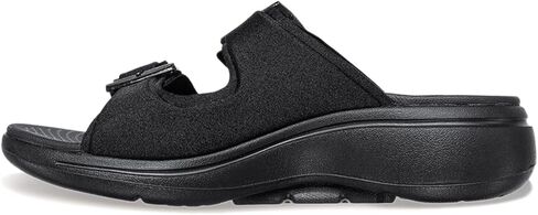 Skechers Go Walk Arch Fit Double Band Buckle Slide in Saudi Arabia