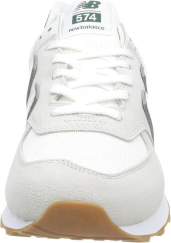 New Balance Classics Men's ML574v2 Sneaker White/Green 9 D - Medium in Saudi Arabia