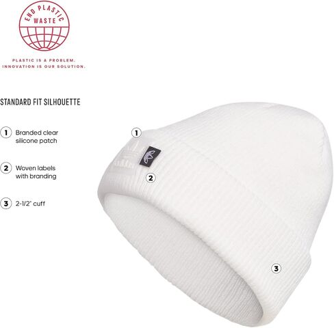 adidas Originals Layered Labels Cuff Fold Beanie in Saudi Arabia