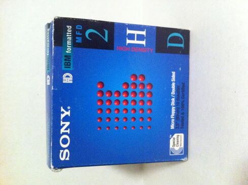 1995 Sony Electronics, Inc. Sony Micro Floppy Disk/double Sided 10mfd-2hdcf 10 Pack Blister Box Package---capacity IBM Formatted 1.44 Mb 10 Pack---specifications Trackes Per Inch 135 Tpi, Number of Tracks-80/side Double Side/high Density---compatibility I in Saudi Arabia