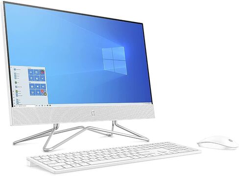 2022 HP 22-inch FHD All-in-One Desktop Computer - Quad-Core Intel Pentium J5040-16GB DDR4 RAM-512GB SSD - WiFi Bluetooth RJ45 LAN - Windows 10 Pro - Snow White w/RATZK 32GB USB in Saudi Arabia