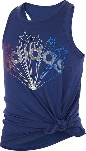 adidas Girls' Tie Front Tank Sleeveless Top in Saudi Arabia