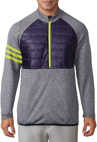 بلوفر Climaheat كومبيتيشن من adidas Golf للرجال مبطن بسحاب 1/2 in Kuwait