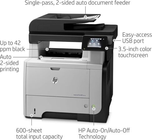 HP Laserjet Pro MFP M521dn Printer, (A8P79A) (Renewed) in Kuwait