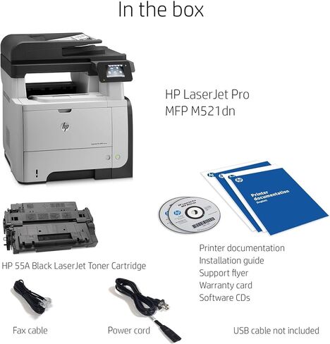 HP Laserjet Pro MFP M521dn Printer, (A8P79A) (Renewed) in Kuwait